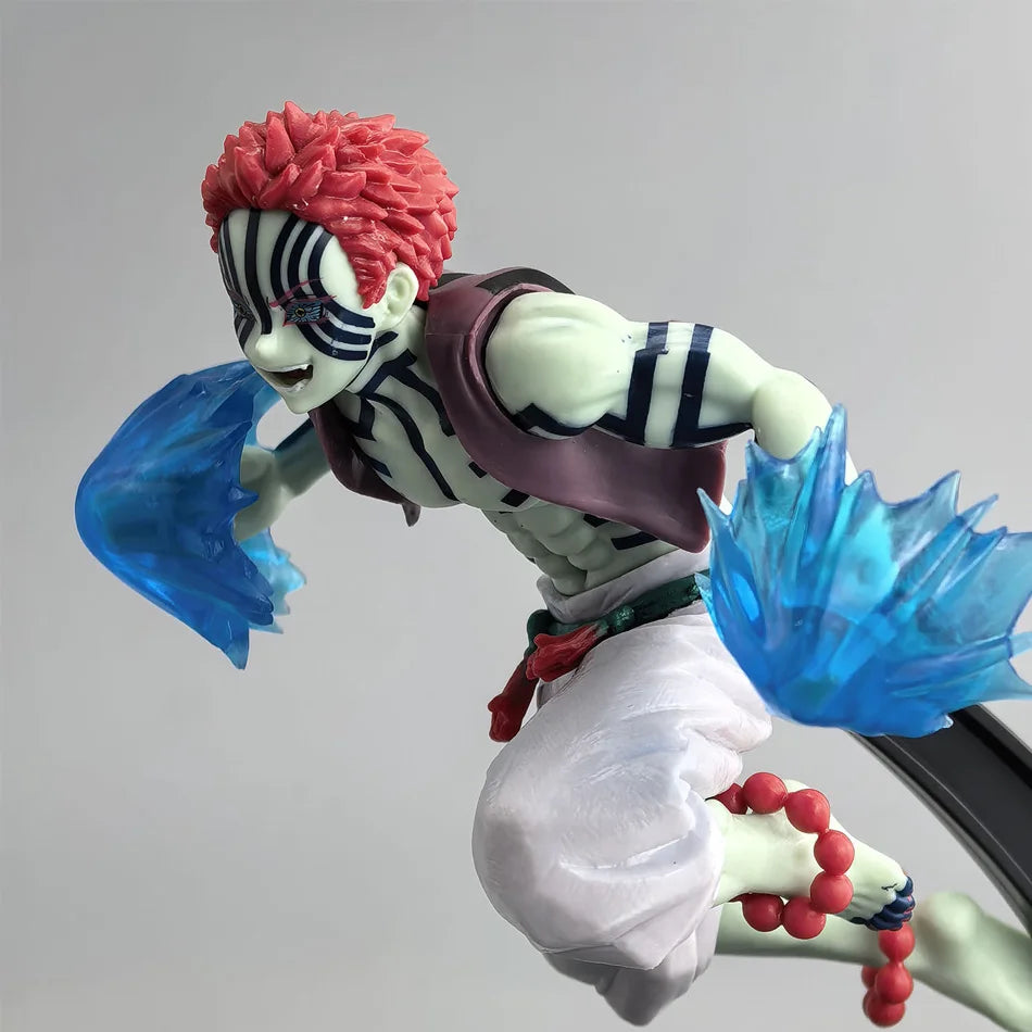 Bandai Anime Demon Slayer Figure Model Juuni Kitsuki Akaza Battle Figure Kimetsu No Yaiba Desktop Decoration Collection Gift