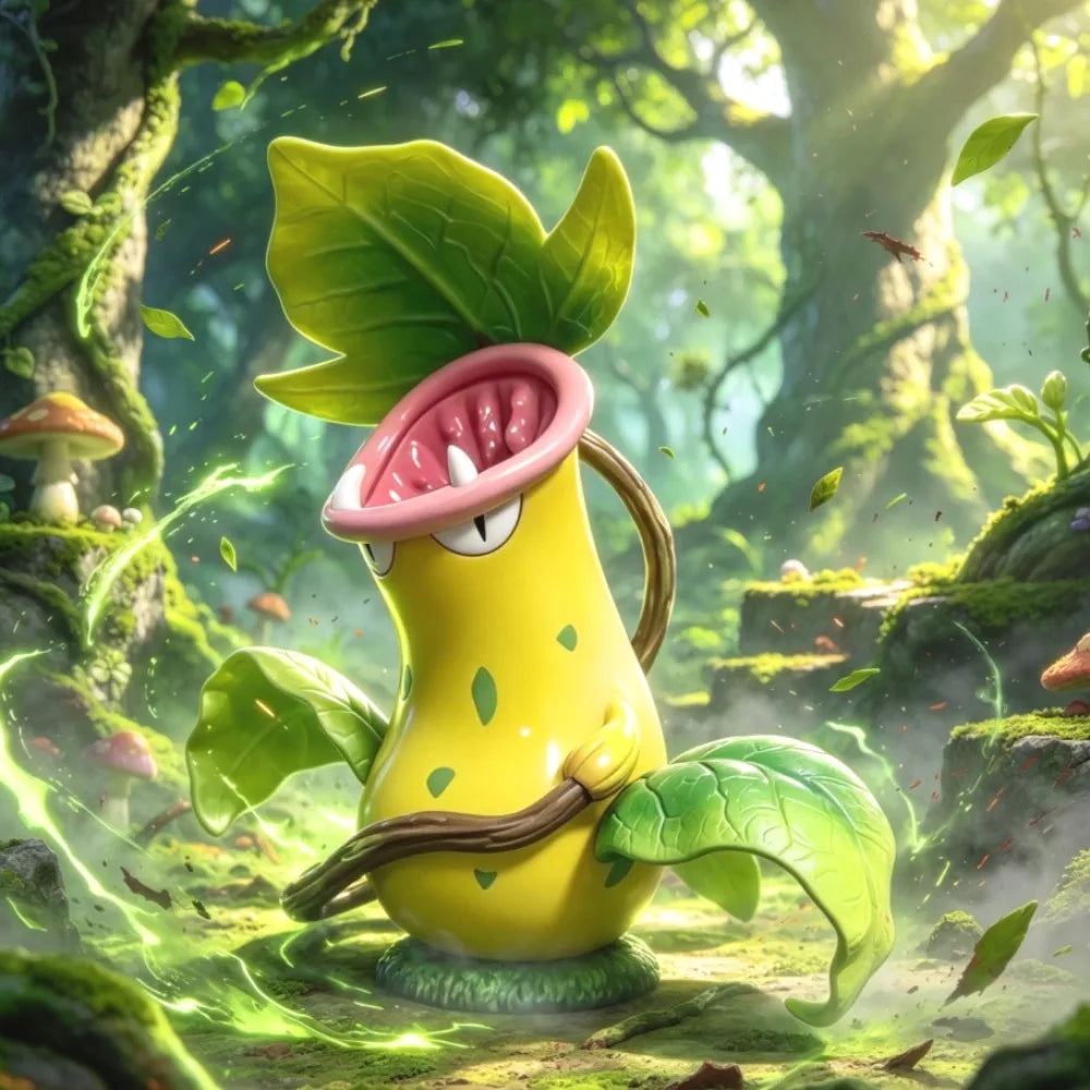 11.5cm Anime Figure Victreebel Pokemen Action Figures Pvc Statue Desktop Ornamen Collection Model Toys Gifts