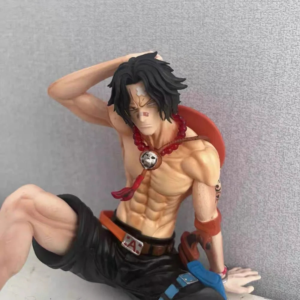 14cm ONE PIECE ACE Figure Collectible Decorations Anime Goods Toy Gift Christmas Present