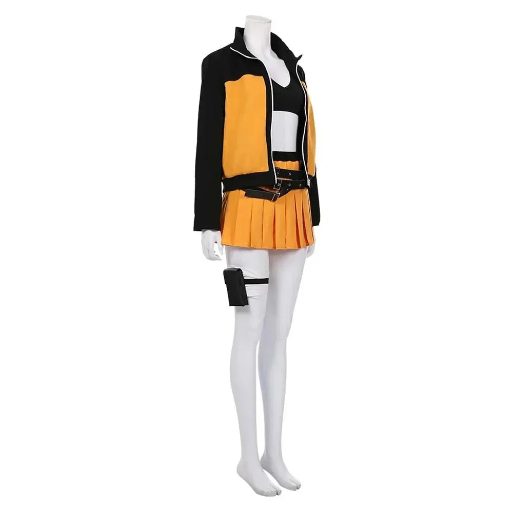 Anime Fox Uzumaki Cosplay Costume Women's Suit Uniform Suit Halloween Carnival Party Beautiful Women's Suit Dress Sexy Suit