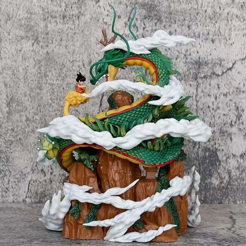 2026 New Hot 18.5cm/7.28in Anime Dragon Ball Z Figure Shenron Goku Action Figures Pvc Collection Model Toys for Gifts