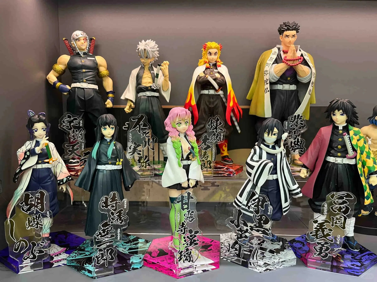 Official Anime Demon Slayer Kimetsu no Yaiba figure Kamado Tanjirou Action Figure Agatsuma Zenitsu Nezuko Warrior PVC Model Toys