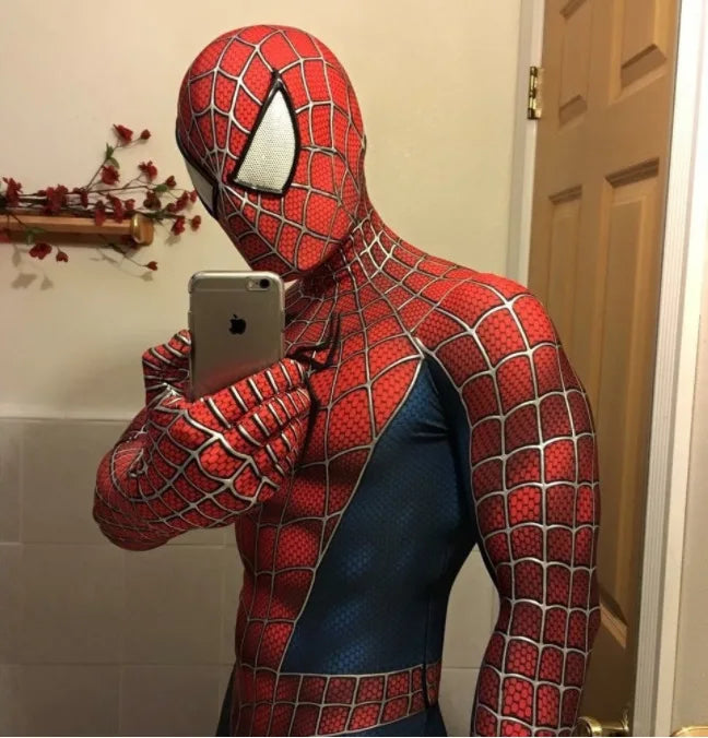 Halloween Role‑Play Bodysuit Hero Inspired Full Jumpsuit Stretchy Cosplay Outfit For Party Performance