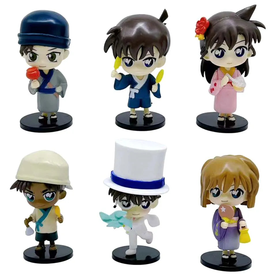 Genuine Detective Conan Gashapon Toys Kuroba Kaito Furuya Rei Akai Shuichi Matsuda Jinpei Action Figure Ornament Toys