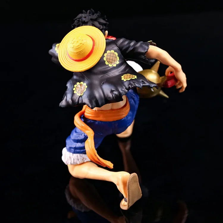 2026 Anime One Piece Luffy Action Figure Blow Kneeling Two Styles Gifts Anime Figure Collectible Decoration Model Toys