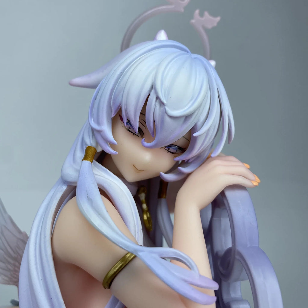 27cm Pure White Angel Chan Anime Figure Desktop Ornament Collectible Gift for Fans