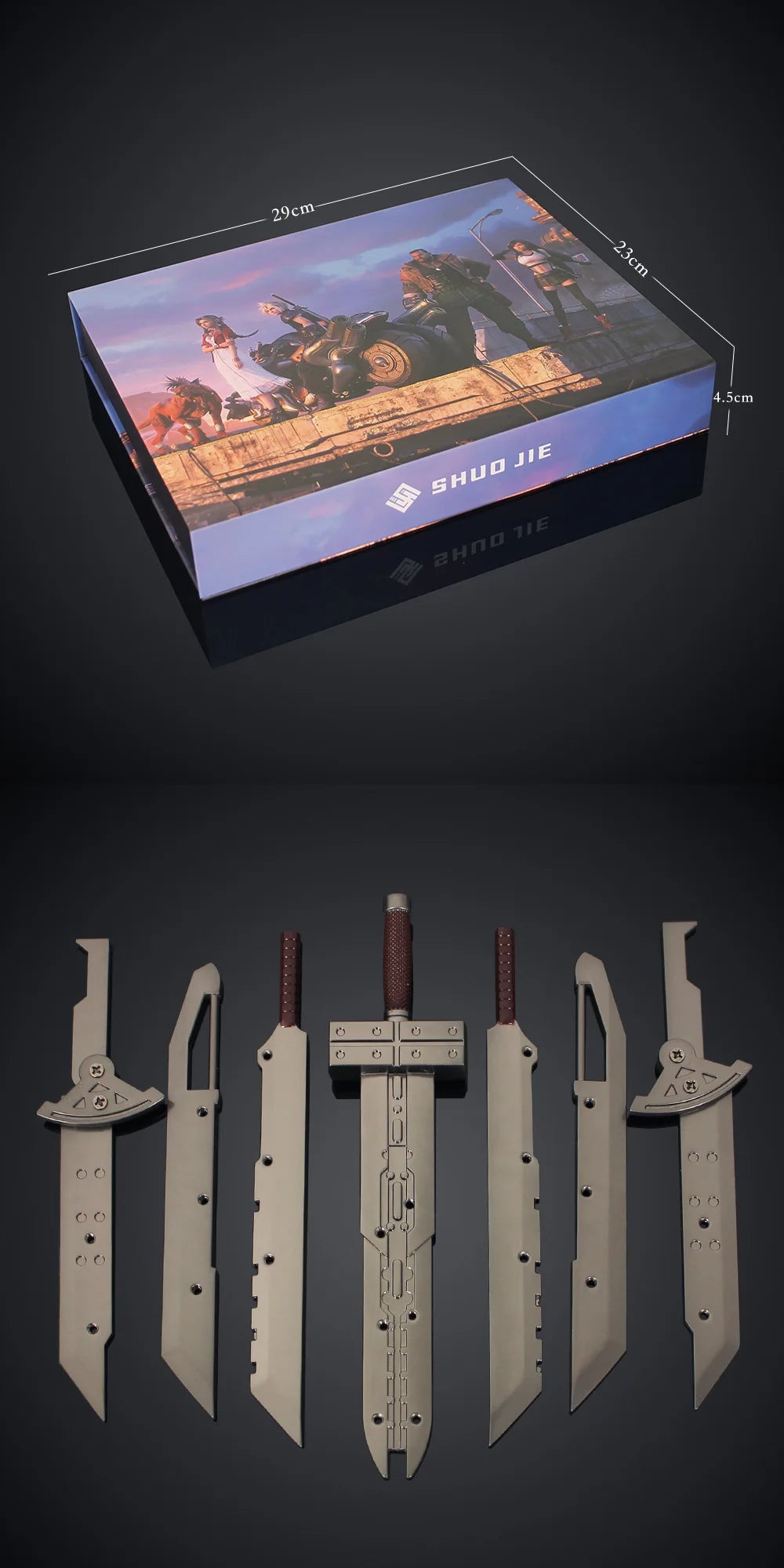 Cloud Buster Sword Display Prop