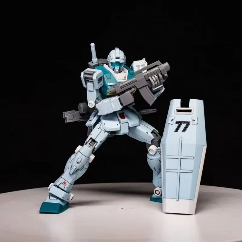 GK HG 1/144 Cucuruz Doan's Island Gm Sleggar Mecha Assembly Model Kit Action Figures Desktop Decoration Doll Collectible Toys