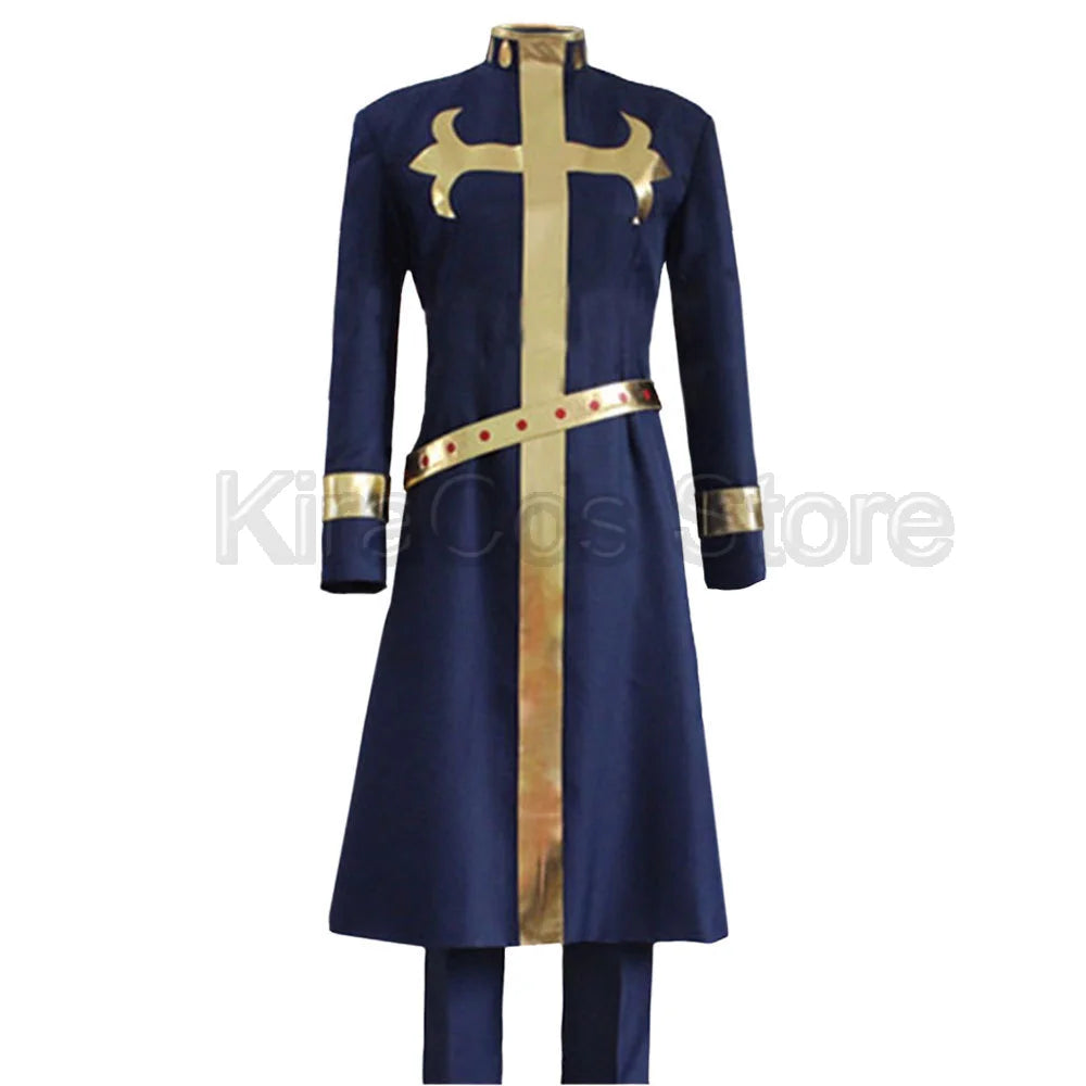 The wonderful adventure Sea of Stones cosplay of Jojo in the Saint Veda anime, Enrico Puchi cosplay stage costumes