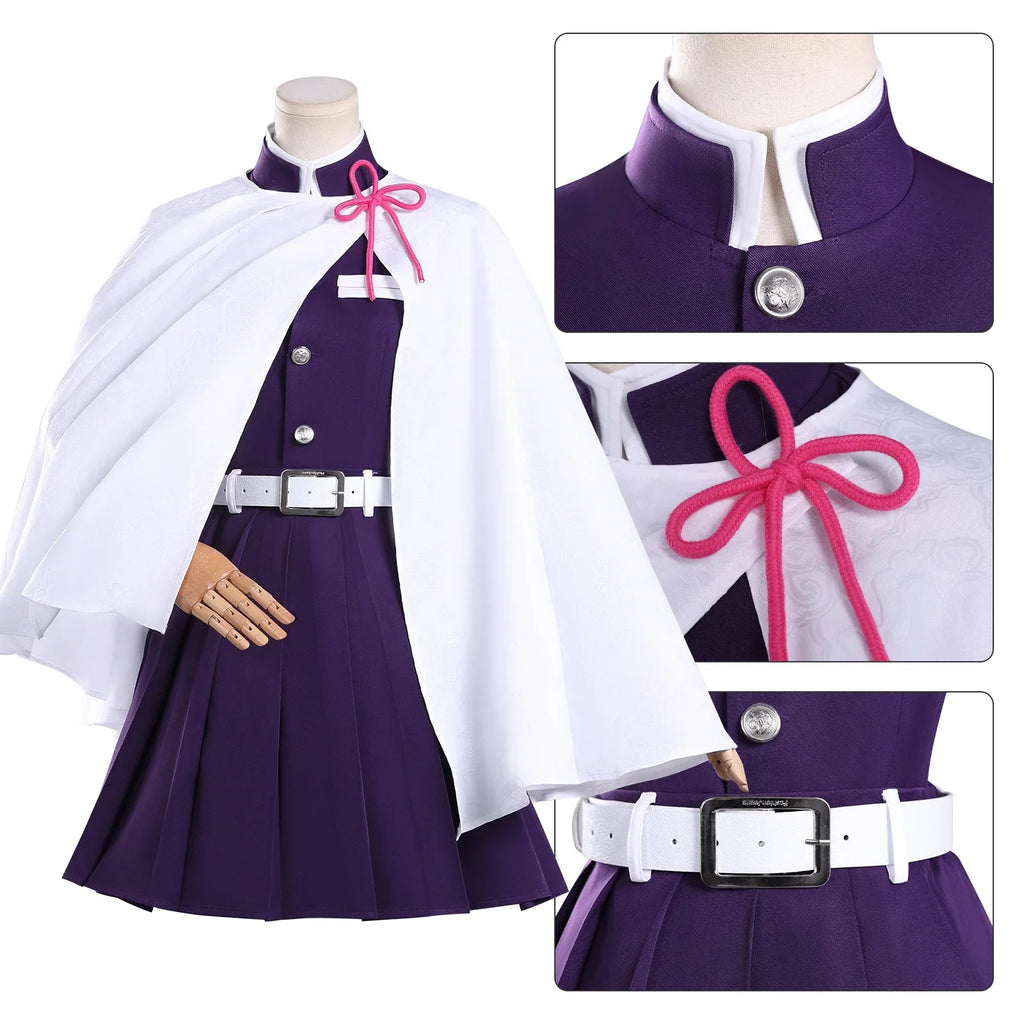 Kanawo Haute Couture Cosplay Costume Wig Anime Tsuyuri Kanawo   Kimono Christmas Halloween Party