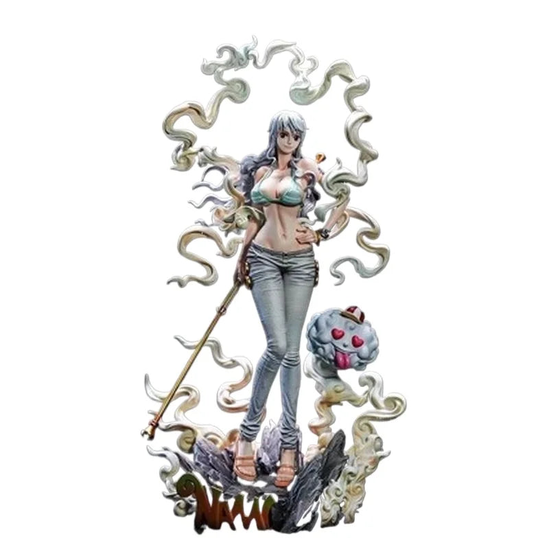 In-Stock One Piece Nikaname Figureanime Collectible Statue Desktop Decoration Otaku Gift Peripheral Model Toy Home Desk Ornament
