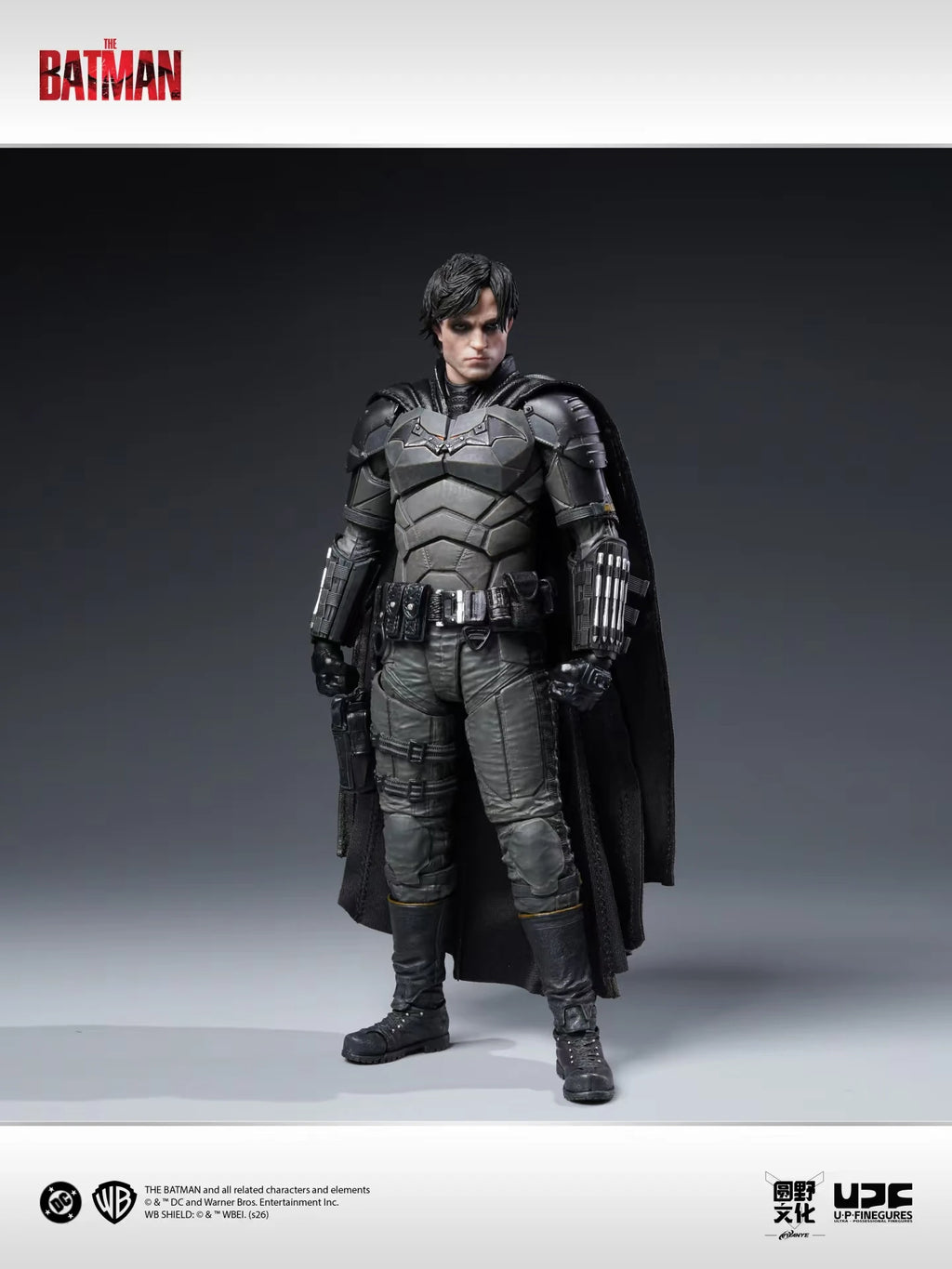 New Batman 1/12 UPF LPZZ Studio Batman Action Figure DC Robert Pattinson Batman Figurine Model Statue Collectible Toys Gifts