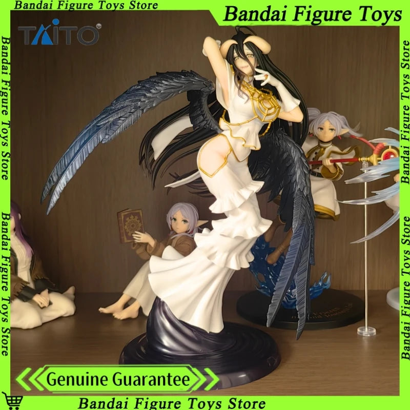 Original Taito Albedo Overlord Pure White Devil T Most Pvc Anime Figure Collectible Home Desktop Decoration For Anime Collectors
