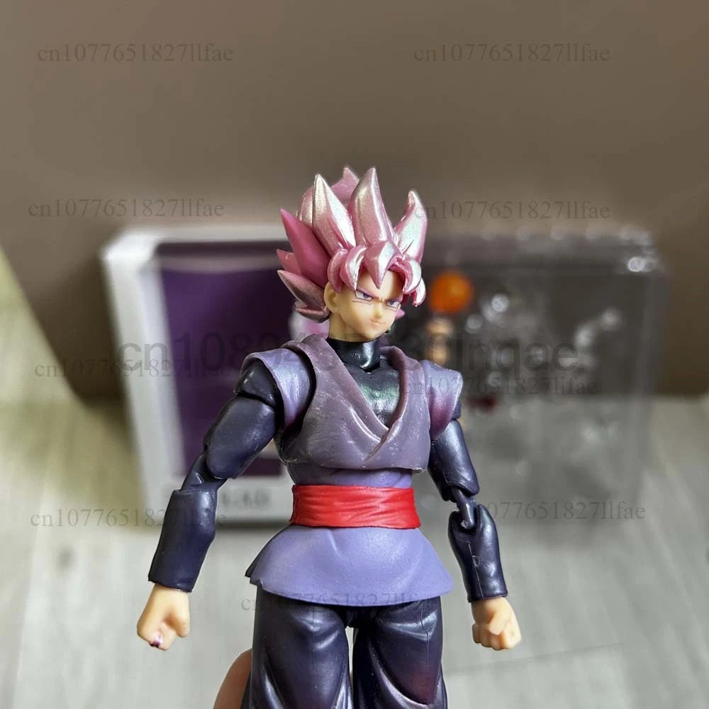 Dragon Ball Z Super Saiyan Rose Goku Black Action Figure Model Toys Joint Movable Gift For Friends Room Decor Christmas Present