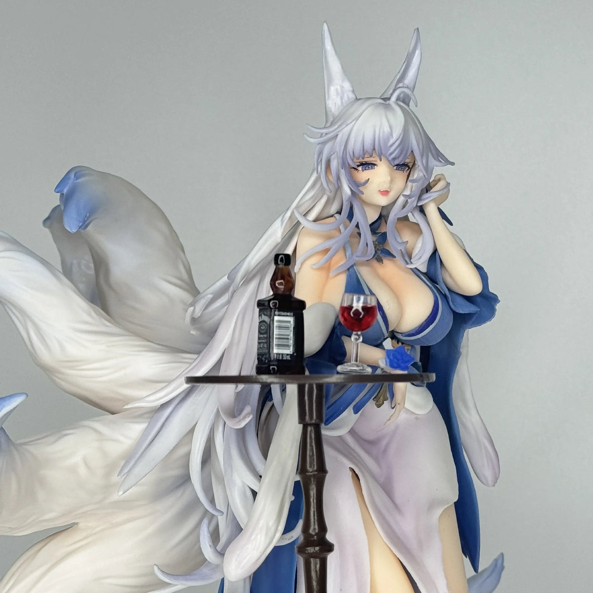 28.5cm Blue Archive Shinano Anime GK Figure, Evening Gown Ver PVC ABS Beautiful Girl Statue Model, Desktop Ornament Collectible