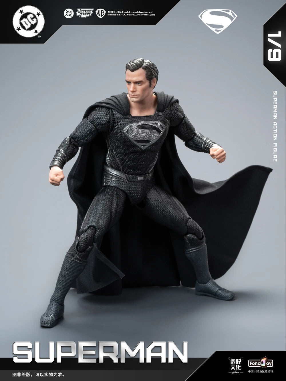 Original Fondjoy David Corenswet Superman Action Figure 1/9 New SupermanFigure PVC Joint Movable Collection Model Toys Gift