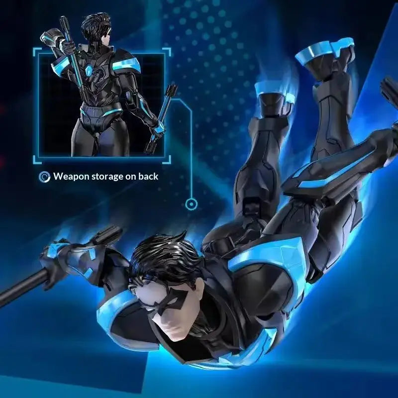 New Hot Blokees Dc Comics Nightwing Harley Quinn Figure Model Kit Buildable Toys Anime Collectible Figure Gift For Boys Girls