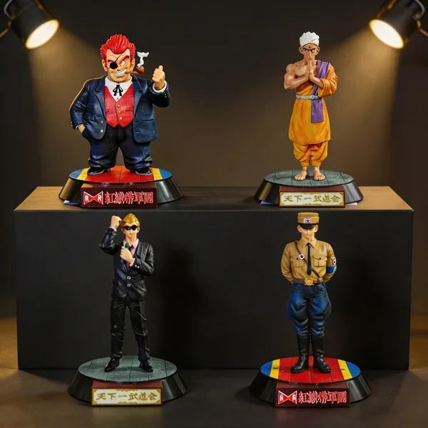 21cm Anime figure Dragon Ball GK Martial Arts Tournament Red Ribbon Army General Blue host PVC figures Collection Toy Model Gift