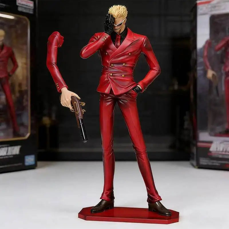 30cm One Piece Donquixote Doflamingo Anime PVC Figure With Replaceable Arms Shichibukai Model Desktop Ornament Collect Toy Gifts