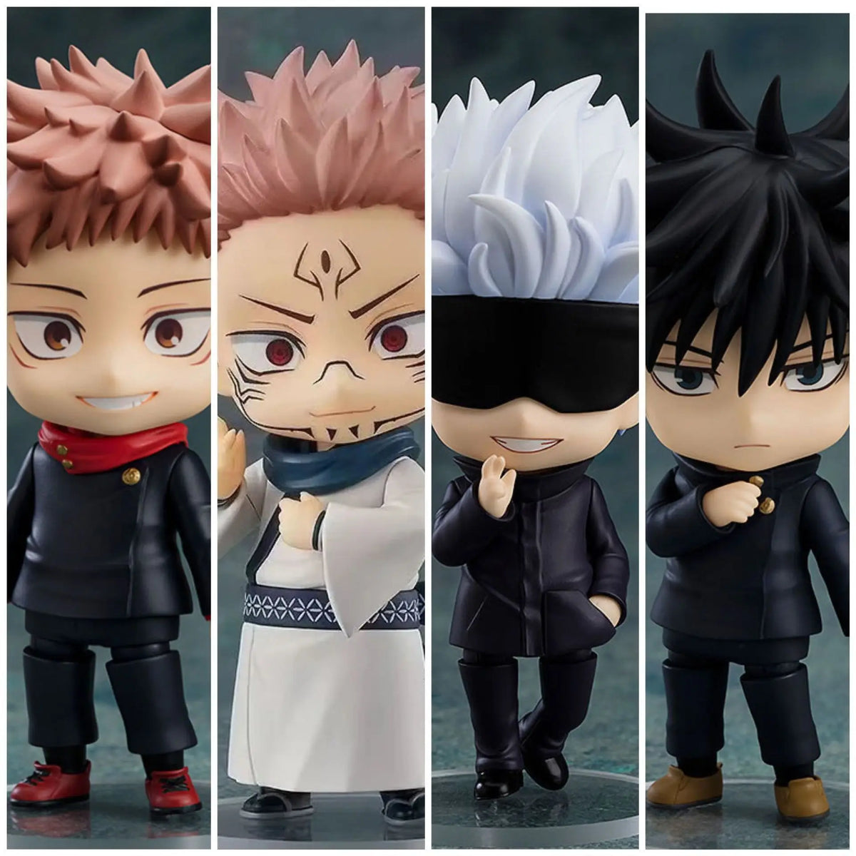 Nendoroid Jujutsu Kaisen Q Version Figure Gojo Satoru Fushiguro Megumi Collectible Desktop Decoration Anime Collectors Display