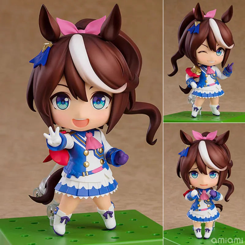 10CM Q Version Anime Uma Musume Pretty Derby Nendoroid Ko Articulated Action Figure Desktop Decoration Ornament Model Toys Gift