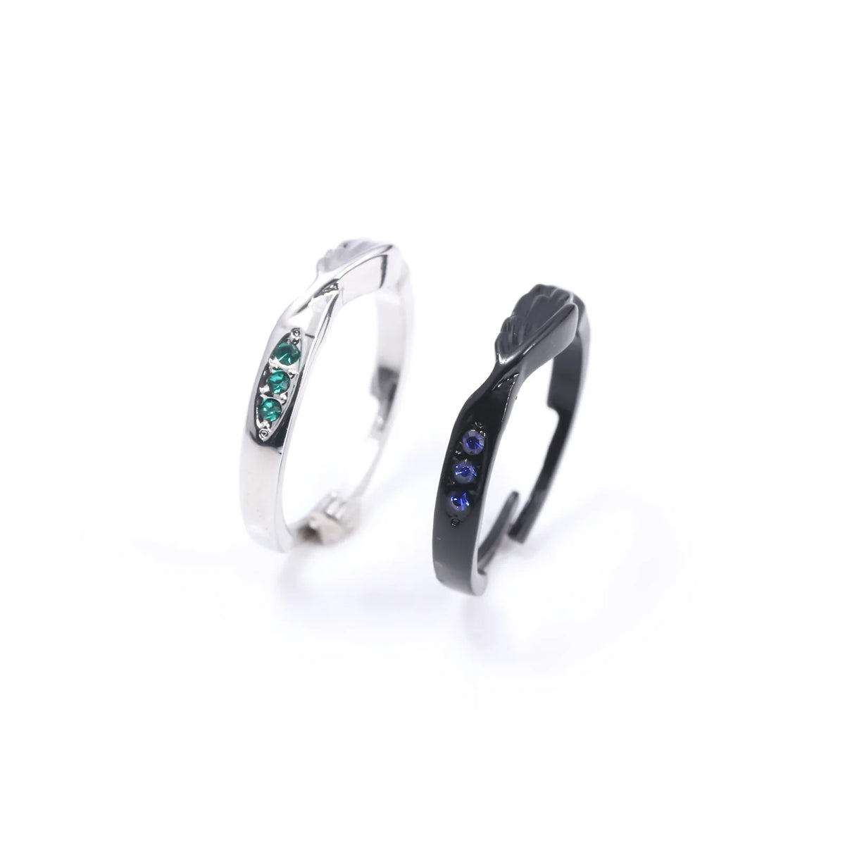 Brdwn Attack on Titan Unisex Eren Jager Mikasa Ackerman Cosplay Halloween Lovers Couple Ring