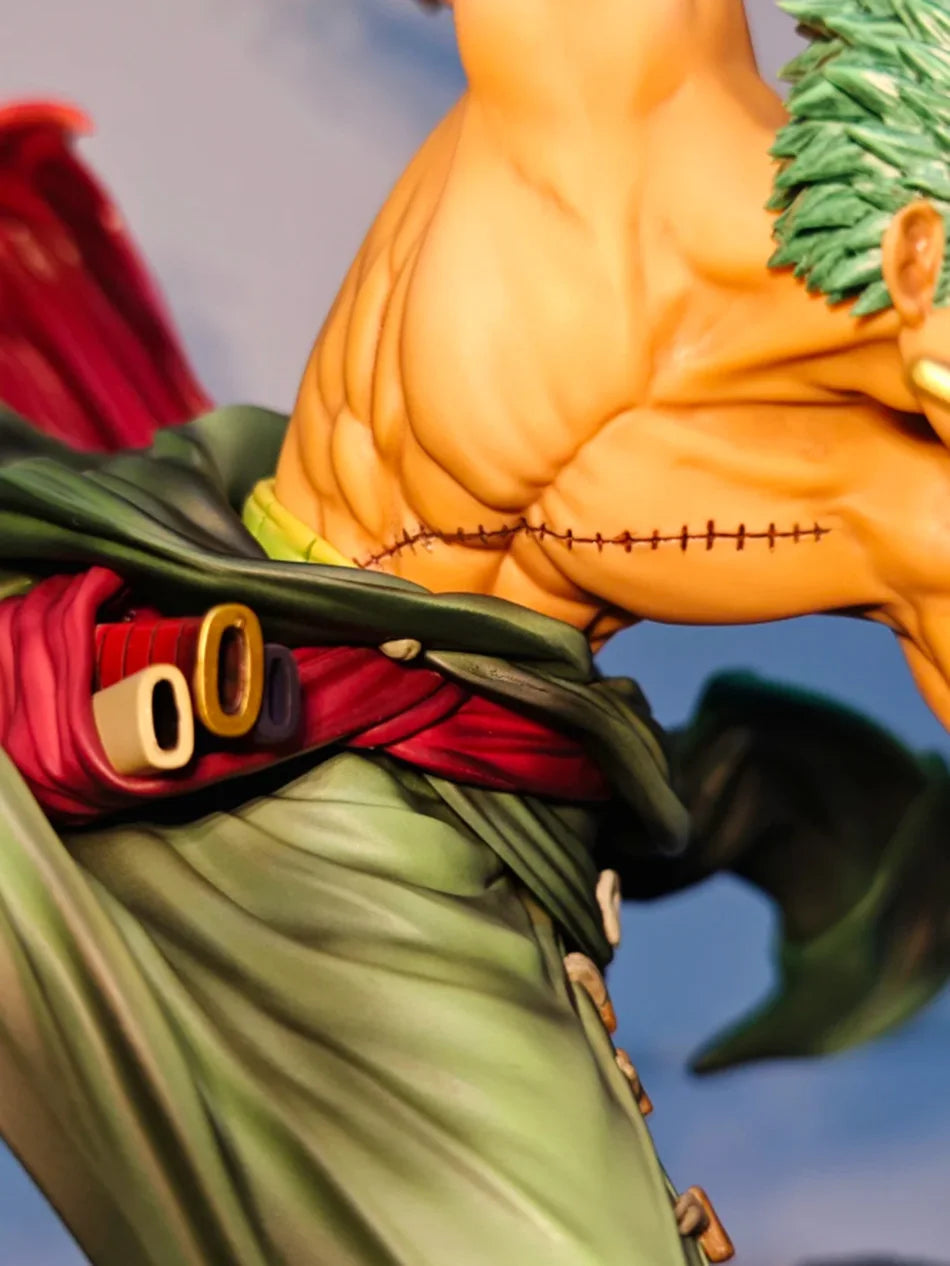 21cm One Piece Luffy Figure Roronoa Zoro Three-Blade Sa-Maximum Manga Anime Statue PVC Action Collection Model Toys Gifts