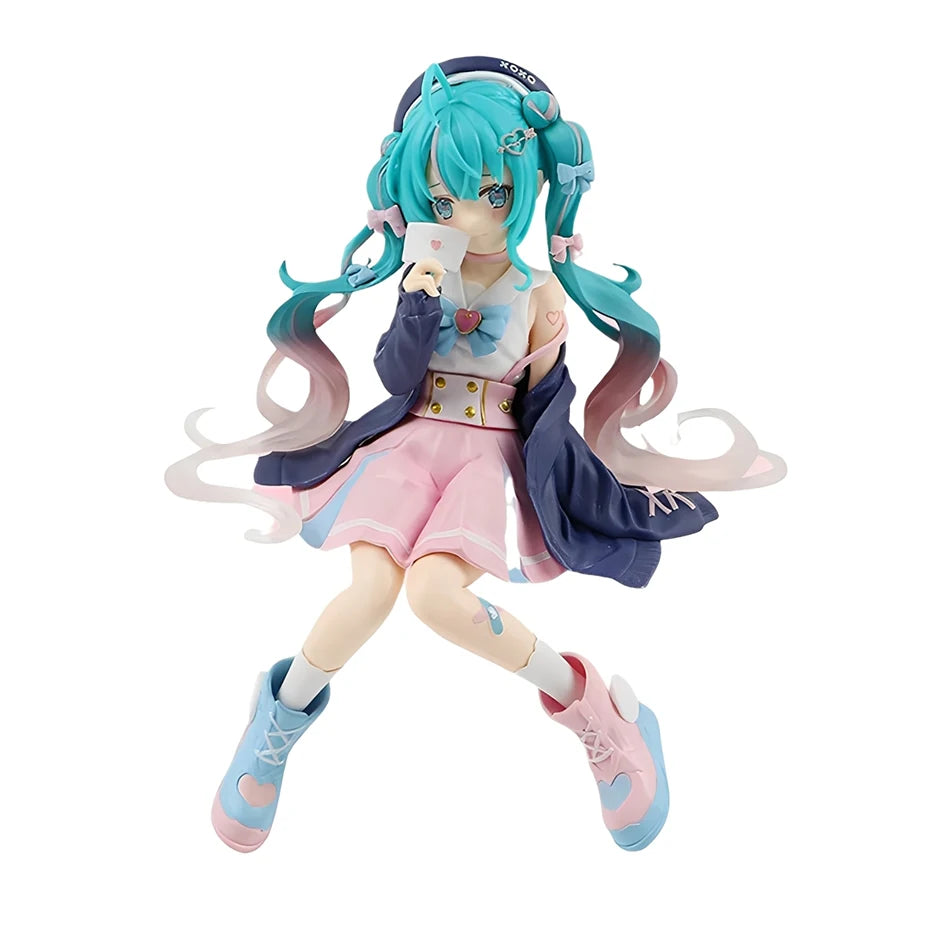 Hatsune Miku Figure Bauhinia Flower Sour Berry Candy Hatsune Miku Anime Beautiful Goddess Figure Tabletop lovely Decorations Toy
