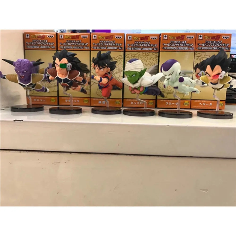 Dragon Ball Z Animation WCF 30th Anniversary Running Flying Articles 6 Super Saiyan Destruction God Hand-made Ornaments cartoon