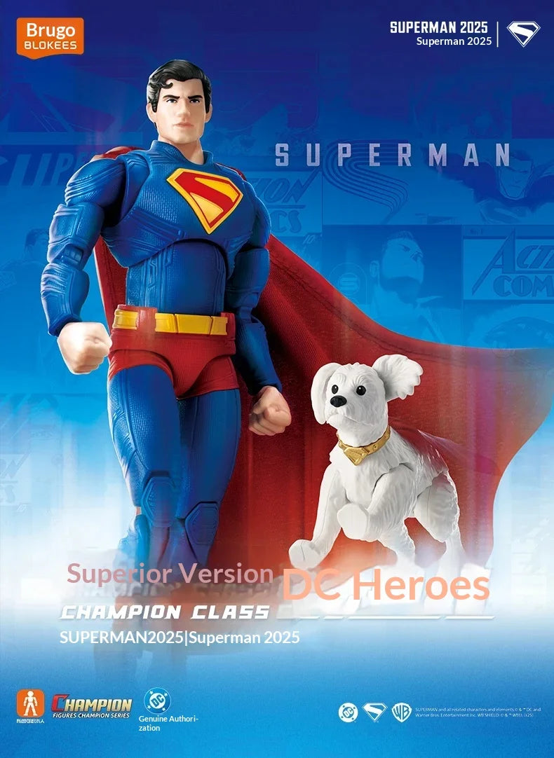 Blokees Dc Universe Champion Class Building Model Kit Superman Harley Quinn Nightwing Batman Beyond Diy Collectible Action Figur