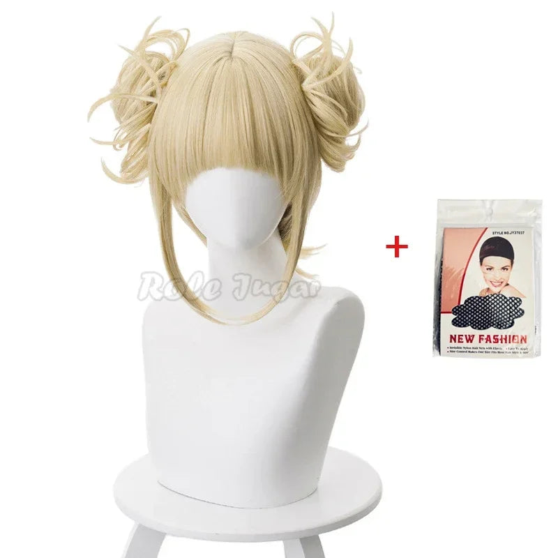 Japanese Korean Anime Cosplay Halloween Costume Women Girls Himiko Toga Cos JK Sailor Uniform Sweater Coat Wig dress up