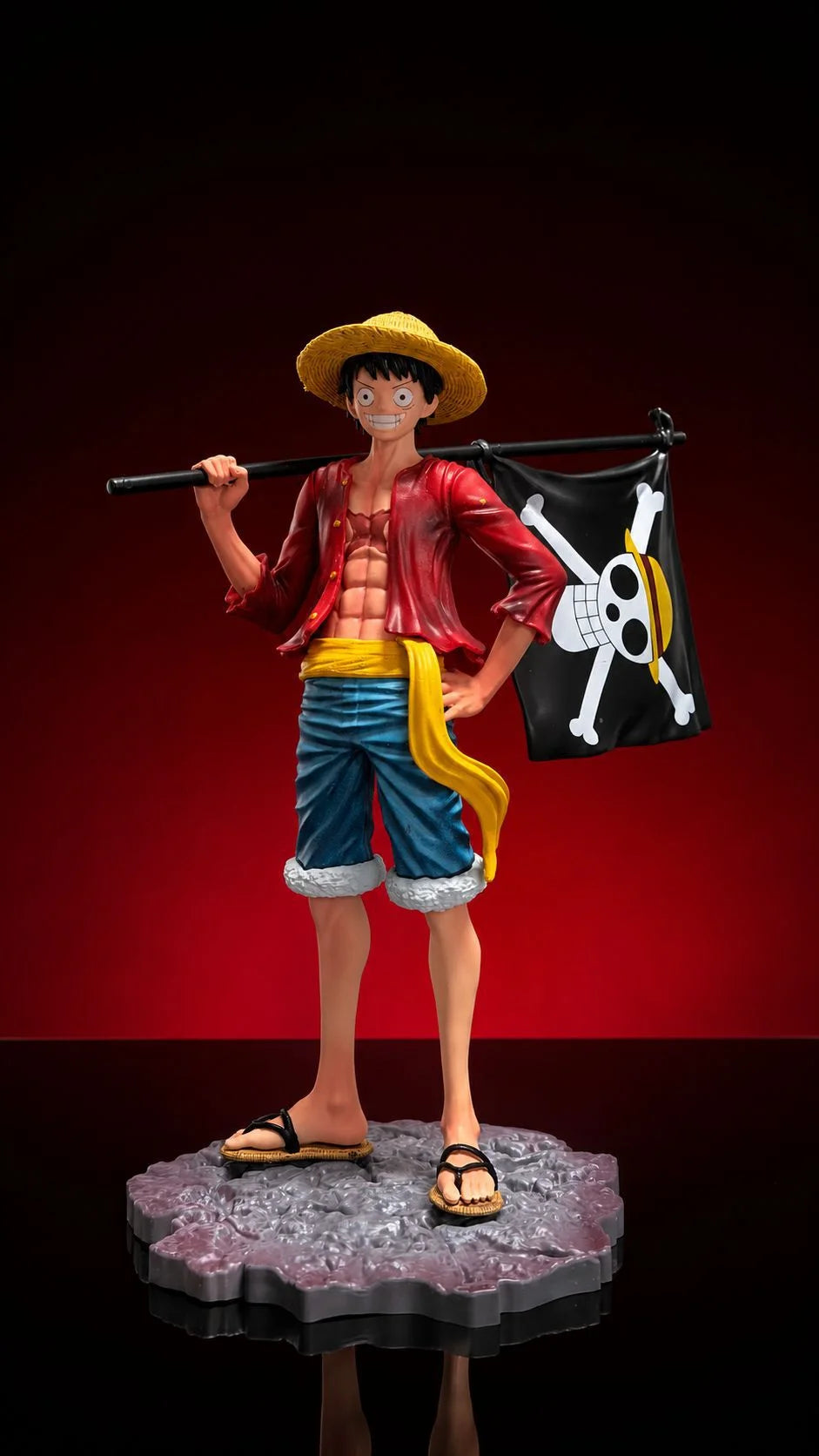 22cm One Piece Raiden Five Gear Nica Lightning Luffy Action Figure Model Statue Doll Toys Collection Decoration Model Toys Gift