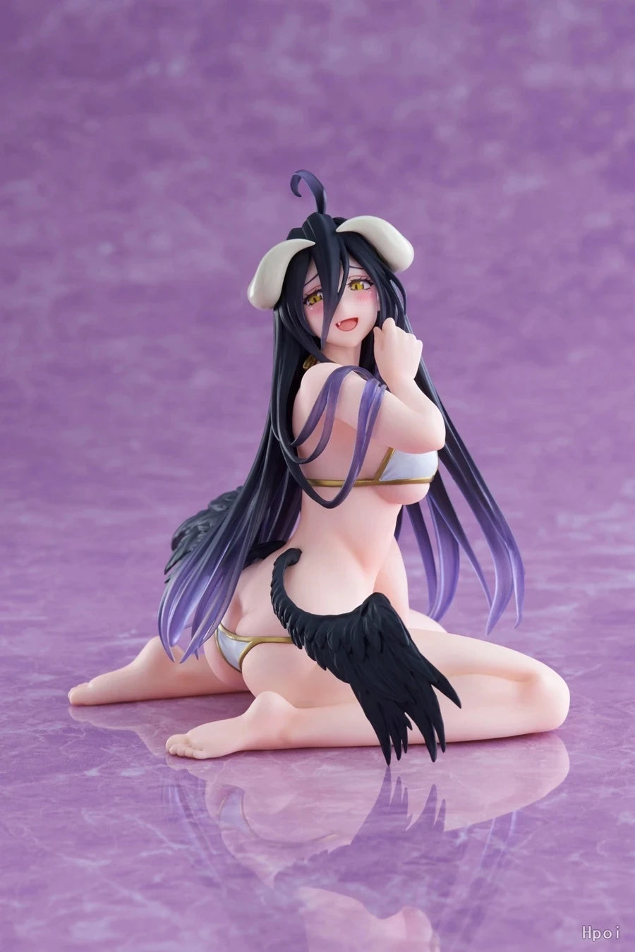13cm Hentai Figure OVERLORD Anime Figure Desktop Cute Swimsuit Albedo Action Figure Collection Model Toy Fans Birthday Gift