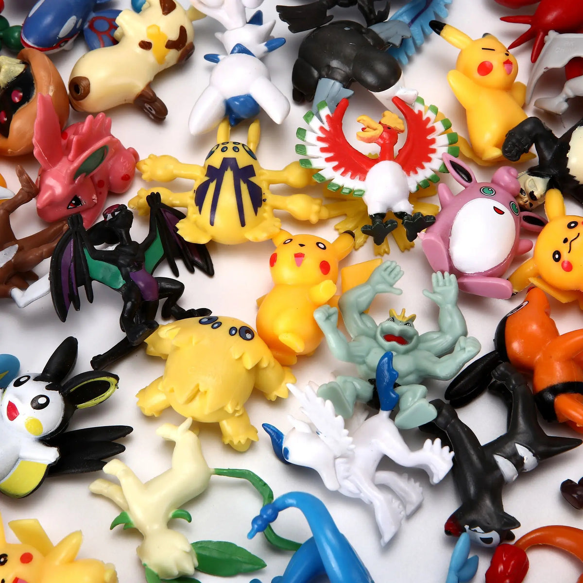 144pcs Mini Pocket Monster Action Figure Pvc Model Statue Ornament Desktop Decor Anime Collection Pc Case Doll Toy Gift