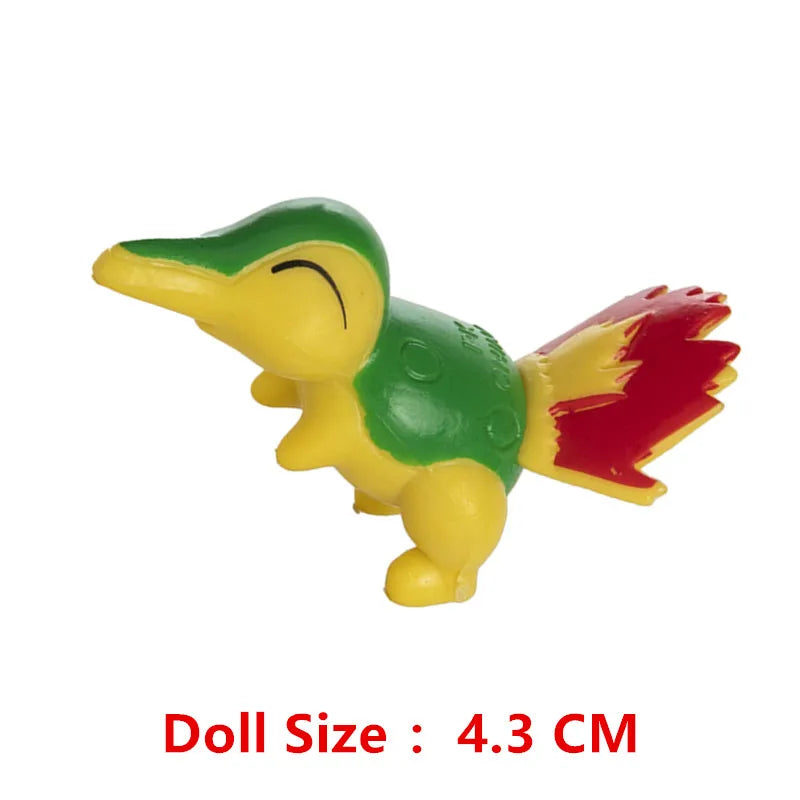 Pokemon Cartoons Anime Figure Pikachu Charmander Eevee Squirtle Cosplay Toys Model Figure Collection Dolls Birthday Gift