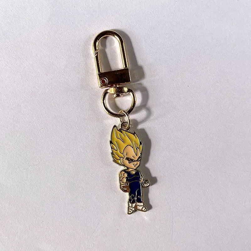 Dragon Ball cartoon cute anime character pendant keychain Dragon Ball charm backpack zipper pull anti-lost small gift for boys