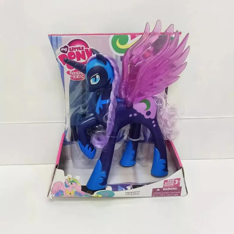23cm My Little Pony Toy Doll Universe Princess Nightmare Moon Princess Animal Figure Ornament Children's Toy Christmas Gift