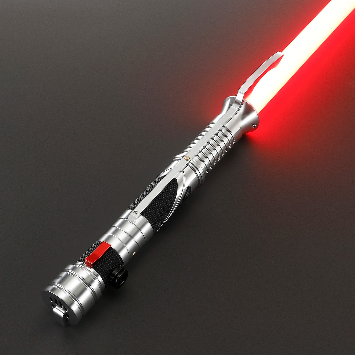 JS Upgraded RGB3.0 DK Lightsaber, Metal Hilt, Smooth Swing, Flash on Impact, Heavy Dueling Lightsaber, Cosplay Toy