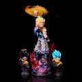 Jt Studio Dragon Ball 45cm Gogeta Statue - Cloudrise Version With Triple Interchangeable Heads Premium Gk Collectible Model Toys