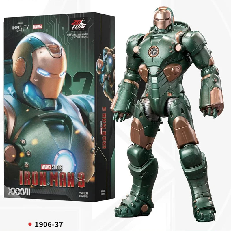 ZD Toys Marvel Studios Iron Man MK3 Action Figure MK35 MK24 MK40 MK38 Tony Stark Ironman Figure Action Collect Toy Gift