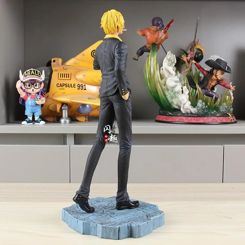 JT One Piece Sanji Suit Anime Figure Pvc Model Boxed Desktop Ornament Collectible Statue Gift For Adult Anime Fans Collectors
