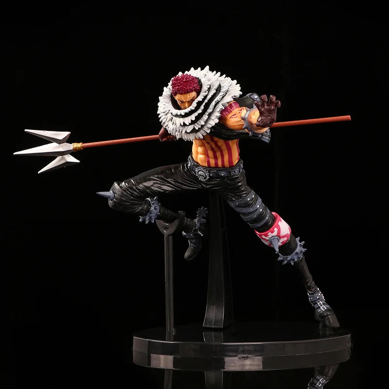15cm Anime One Piece Figure Charlotte Katakuri King of Artist  PVC Model Toy Collection Desktop Decoration Gi