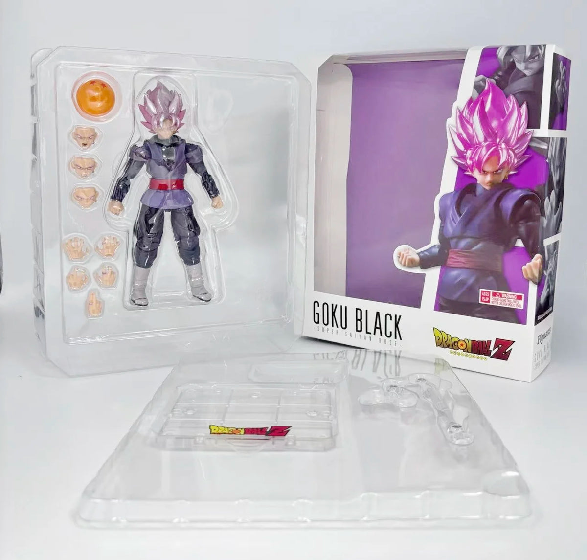 Bandai Dragon Ball Super Collectible Figure - Saiyan Large Pink Hair Zamasu Action Figure Model Ideal Gift for Fans