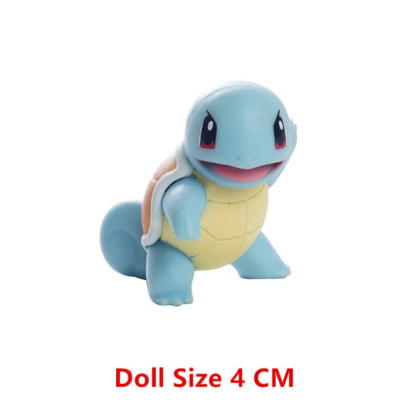 New 4-13Cm Pokemon Cartoons Movie Anime Figure Pikachu Bulbasaur Charmander Cosplay Collection Pet Action Model Toy Gift