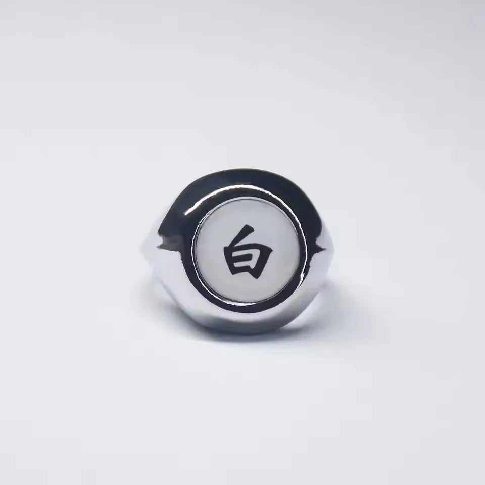 Hot Anime Ring Cosplay Akatsuki Itachi Pain Metal Finger Adult Ninja Props Accessories Cool  Jewelry Gift Adjustable Size