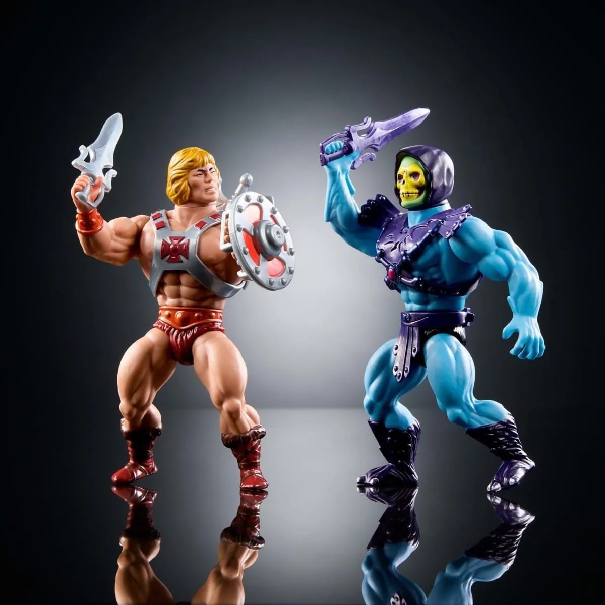 In Stock Anime He-Man Figure Skeletor Action Figures High-Quality Version Statue Collection Model Desk Doll Toy Display Gifts