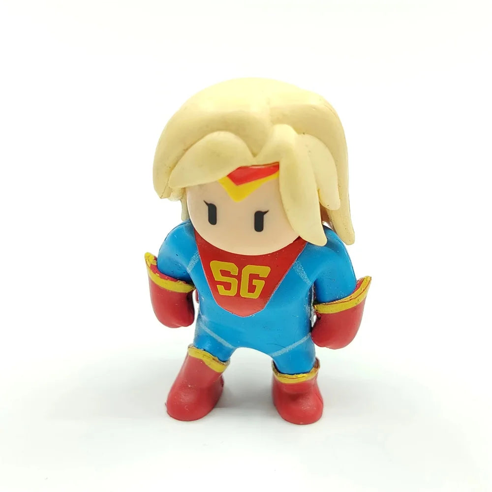 Series 1-2 Original Stumble Game 3D Mini Figure Anime Model Statue Multiplayer Type Collection Toy Surprise Birthday Xmas Gifts