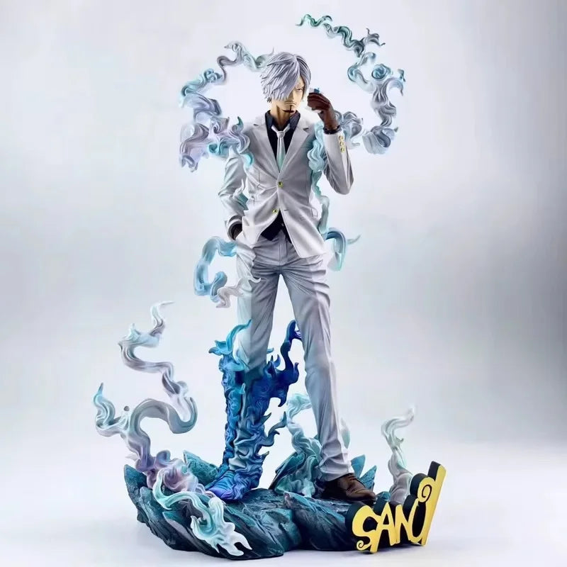 New Product In Stock Piece Zoro Sanji Anime Action Figure Statue Model Desktop Ornament Collectible Toy Surprise Gifts For Fans