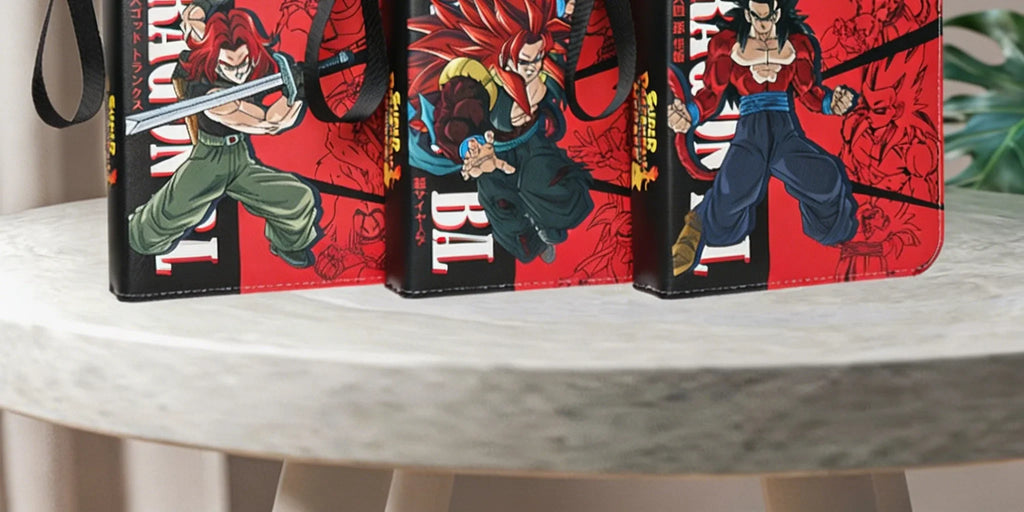 400pcs/900pcs Anime Dragon Ball Vegeta Folder Binder card Holder Game Cards Album Book Collection Cards Storage bag Kids Gifts