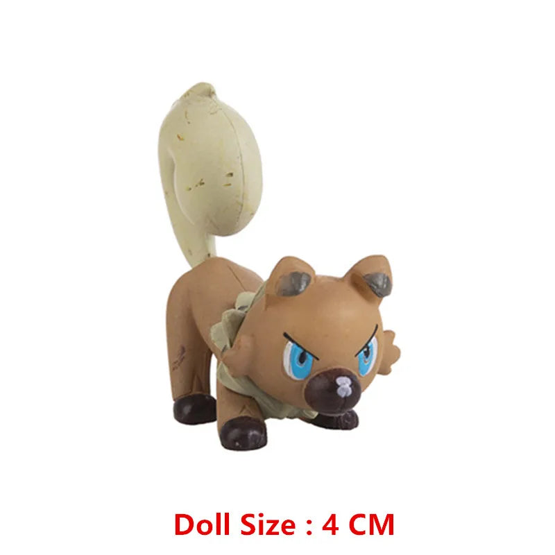 Pokemon Cartoons Anime Figure Pikachu Charmander Eevee Squirtle Cosplay Toys Model Figure Collection Dolls Birthday Gift